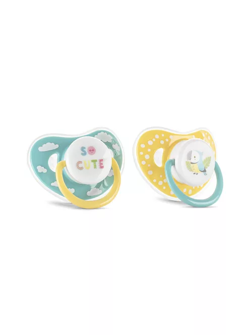 Baby Care cumi kupakkal 2db 6M+ - YELLOW/BLUE