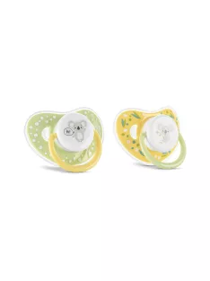 Baby Care cumi kupakkal 2db 6M+ - YELLOW/GREEN