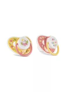 Baby Care cumi kupakkal 2db 6M+ - YELLOW/PINK