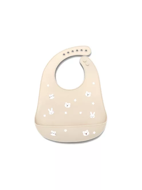 Lorelli szilikon előke - Beige