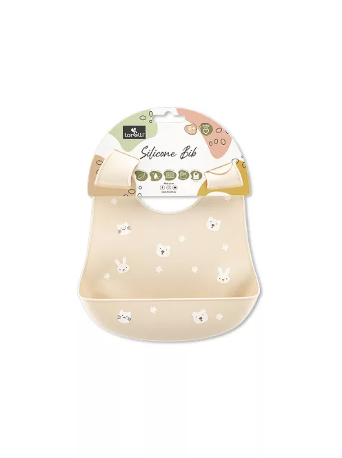 Lorelli szilikon előke - Beige