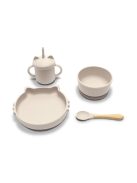 Lorelli Természetes szilikon 4 db-os étkészlet - Beige