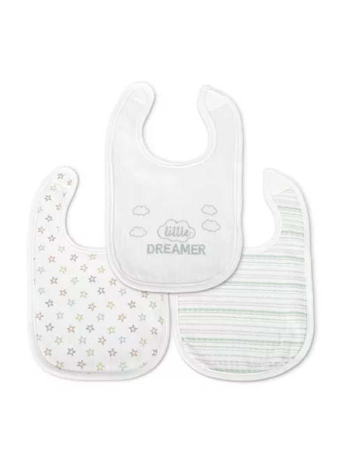 Lorelli Natural tépőzáras előke 3db - Unisex