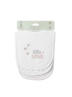 Lorelli Natural tépőzáras előke 3db - Lányos