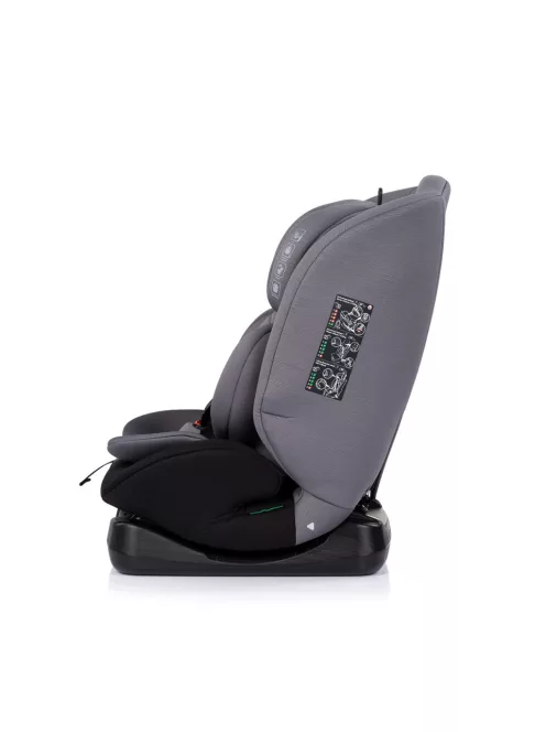 Chipolino Mondial autósülés I-Size 40-150cm - charcoal