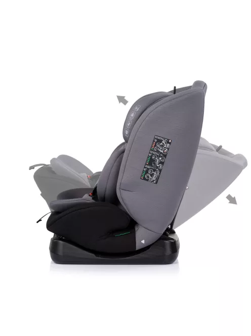 Chipolino Mondial autósülés I-Size 40-150cm - charcoal