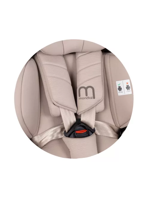 Chipolino Mondial autósülés I-Size 40-150cm - latte