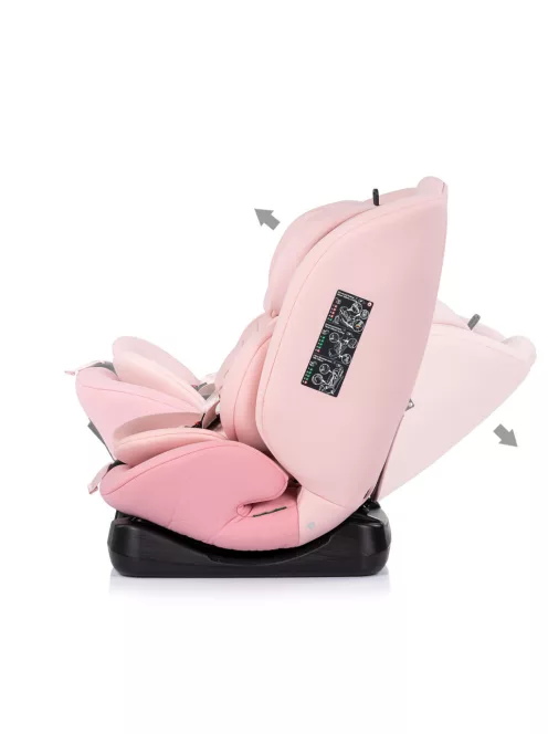 Chipolino Mondial autósülés I-Size 40-150cm - powder pink
