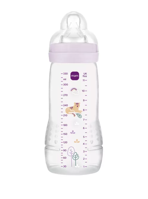 MAM Easy Active Műanyag cumisüveg 330 ml ISCC lány