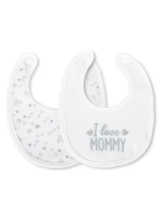 Lorelli Natural tépőzáras előke 2db - Fiús