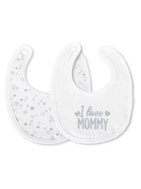 Lorelli Natural tépőzáras előke 2db - Fiús