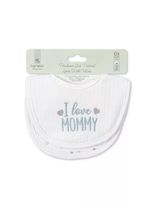 Lorelli Natural tépőzáras előke 2db - Fiús