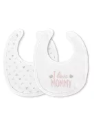 Lorelli Natural tépőzáras előke 2db - Lányos