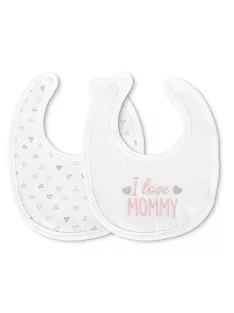 Lorelli Natural tépőzáras előke 2db - Lányos