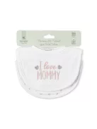 Lorelli Natural tépőzáras előke 2db - Lányos