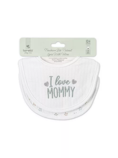 Lorelli Natural tépőzáras előke 2db - Unisex