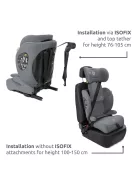 Lorelli Rio isofix autósülés i-Size 76 -150cm - Grey