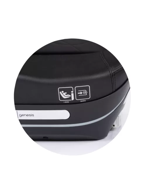 Chipolino Genesis Smart I-Size Isofix gyerekülés 125-150 cm hőszabályozással - Noir