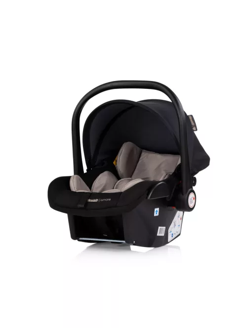 Chipolino Amore autóshordozó adapterrel 40-87cm - Noir