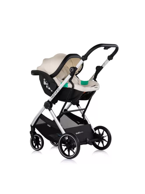 Chipolino Aurora 3az1-ben multifunkciós babakocsi - Cashmere