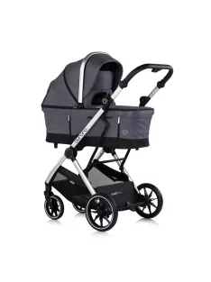   Chipolino Aurora 3az1-ben multifunkciós babakocsi - Charcoal