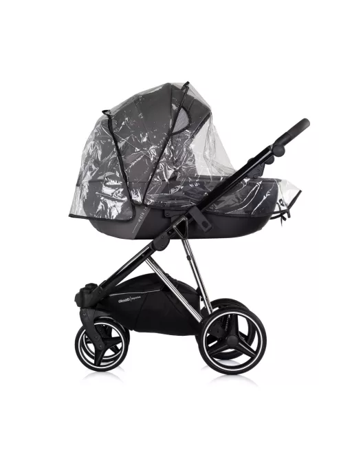 Chipolino Imperium 3 az 1-ben újszülött babakocsi - Charcoal
