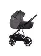 Chipolino Imperium 3 az 1-ben újszülött babakocsi - Charcoal