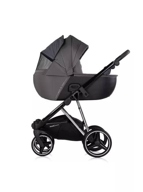 Chipolino Imperium 3 az 1-ben újszülött babakocsi - Charcoal
