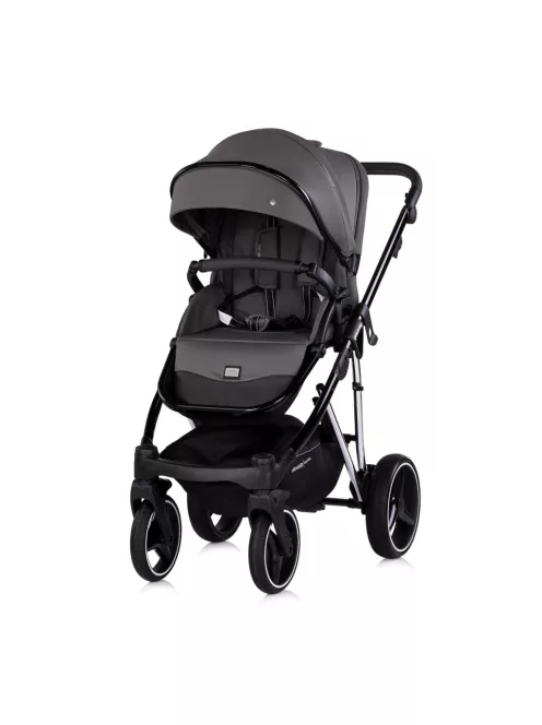 Chipolino Imperium 3 az 1-ben újszülött babakocsi - Charcoal
