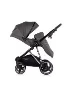 Chipolino Imperium 3 az 1-ben újszülött babakocsi - Charcoal
