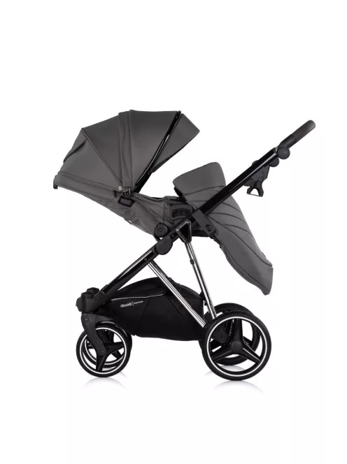 Chipolino Imperium 3 az 1-ben újszülött babakocsi - Charcoal