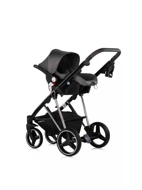 Chipolino Imperium 3 az 1-ben újszülött babakocsi - Charcoal