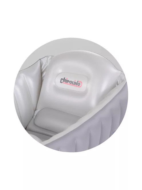 Chipolino Baby Cloud felfújható babakád pumpával - Grey