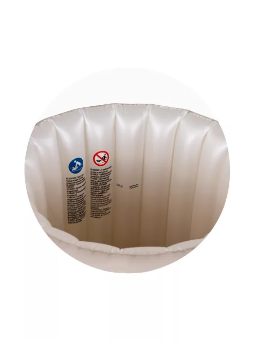 Chipolino Bubble Nest felfújható babakád pumpáva - Latte