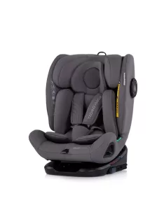   Chipolino Techno iGrow autósülés Isofix 40-150cm - charcoal