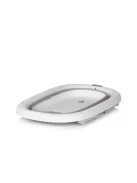 Chipolino Aqua Care kád állvánnyal, öblítőpohárral és hajmosó sapkával 78 cm - grey