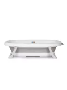 Chipolino Aqua Care kád állvánnyal, öblítőpohárral és hajmosó sapkával 78 cm - grey