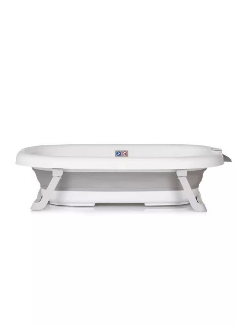 Chipolino Aqua Care kád állvánnyal, öblítőpohárral és hajmosó sapkával 78 cm - grey