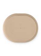 Petite&Mars Szilikon osztott ovális tányér, Take&Match, Desert Sand, 6 hó+