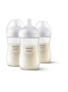 Philips AVENT SCY903/03, Cumisüveg Natural Response, 260 ml, 1 hó+, 3db