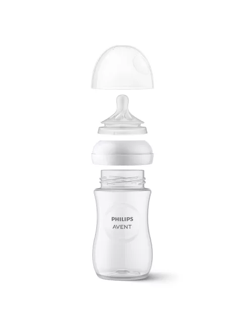 Philips AVENT SCY903/03, Cumisüveg Natural Response, 260 ml, 1 hó+, 3db