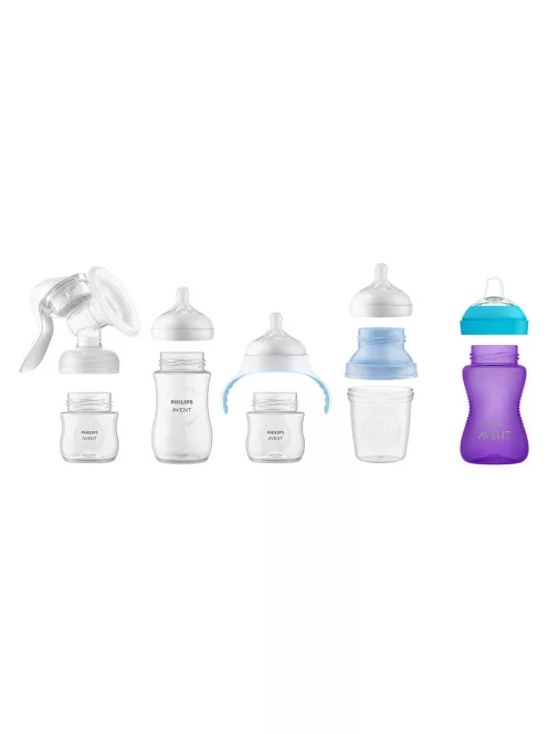 Philips AVENT SCY903/03, Cumisüveg Natural Response, 260 ml, 1 hó+, 3db
