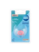 Canpol Babies Szilikon anatómiai cumi, 18hó+, NEWBORN BABY, pink