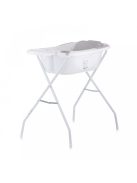 Chipolino Vela kád babatartóval és leeresztő dugóval 87cm + kádállvány - Grey