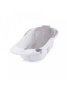 Chipolino Vela kád babatartóval és leeresztő dugóval 87cm + kádállvány - Grey