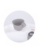 Chipolino Vela kád babatartóval és leeresztő dugóval 87cm + kádállvány - Grey