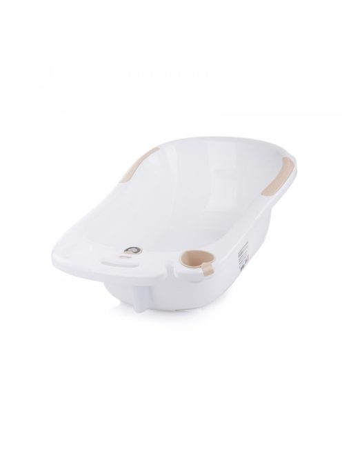 Chipolino Vela kád babatartóval és leeresztő dugóval 87cm + kádállvány - Mokka