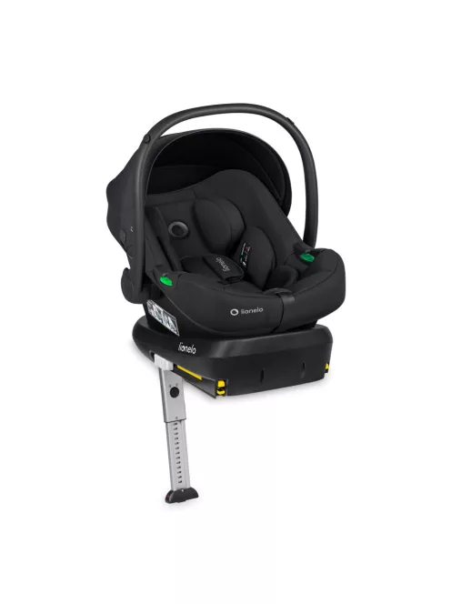 Lionelo Astrid I-Size Babahordozó + bázistalp Set 40-87 cm - Black Onyx