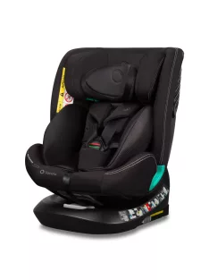   Lionelo Bastiaan One I-Size 360°-ban forgatható ISOFIX gyermekülés (40-150 cm) - Black Carbon