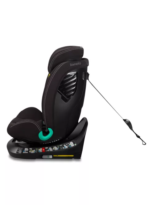 Lionelo Bastiaan One I-Size 360°-ban forgatható ISOFIX gyermekülés (40-150 cm) - Black Carbon